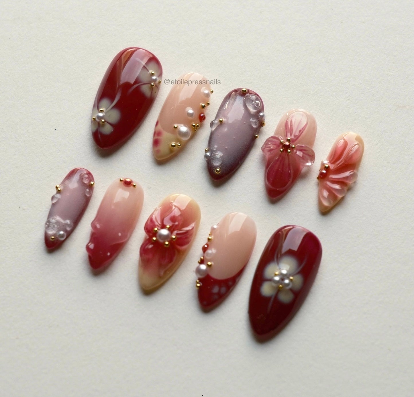 Pinks & Yellows Floral Set