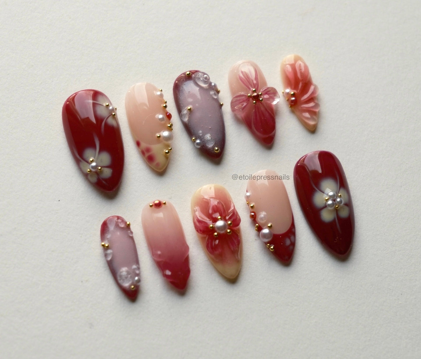 Pinks & Yellows Floral Set