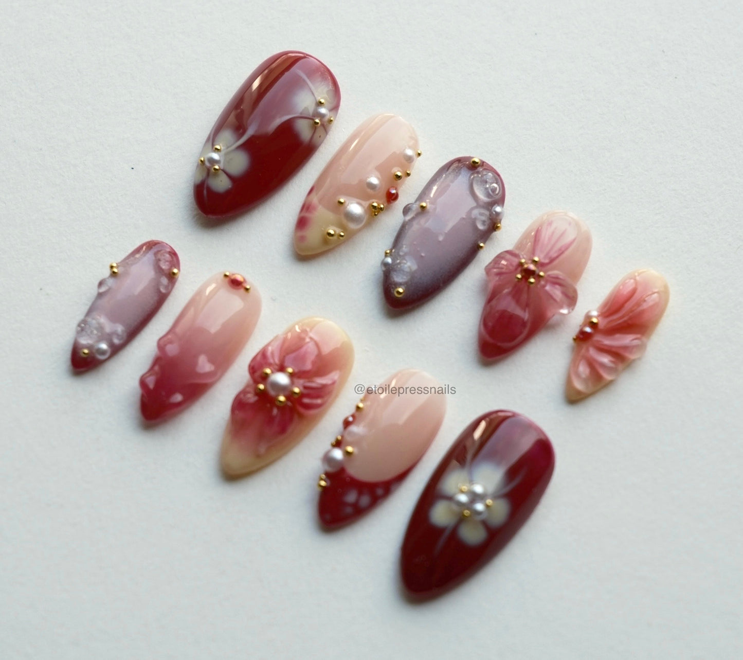 Pinks & Yellows Floral Set
