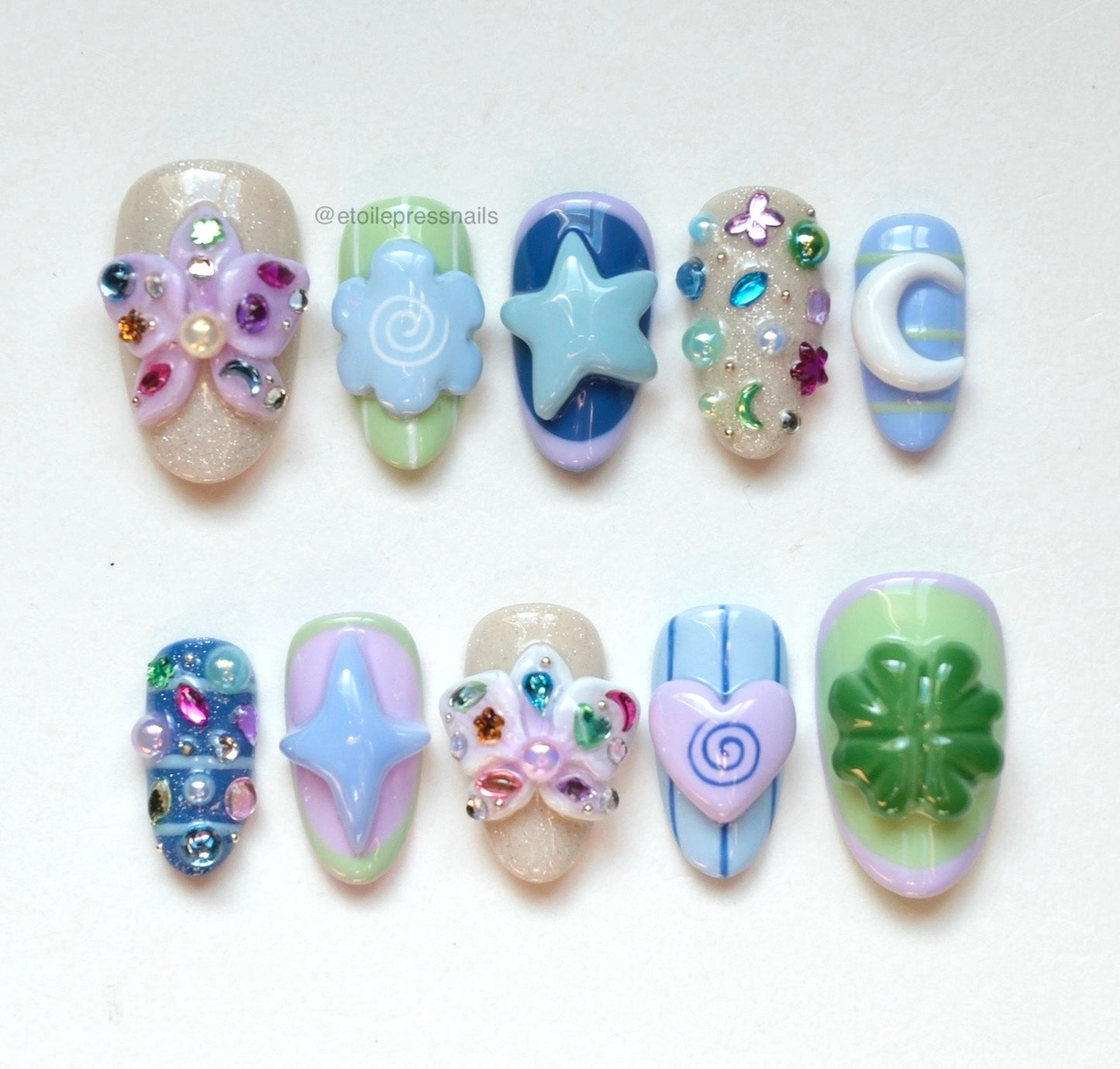 Orchids & Charms Set