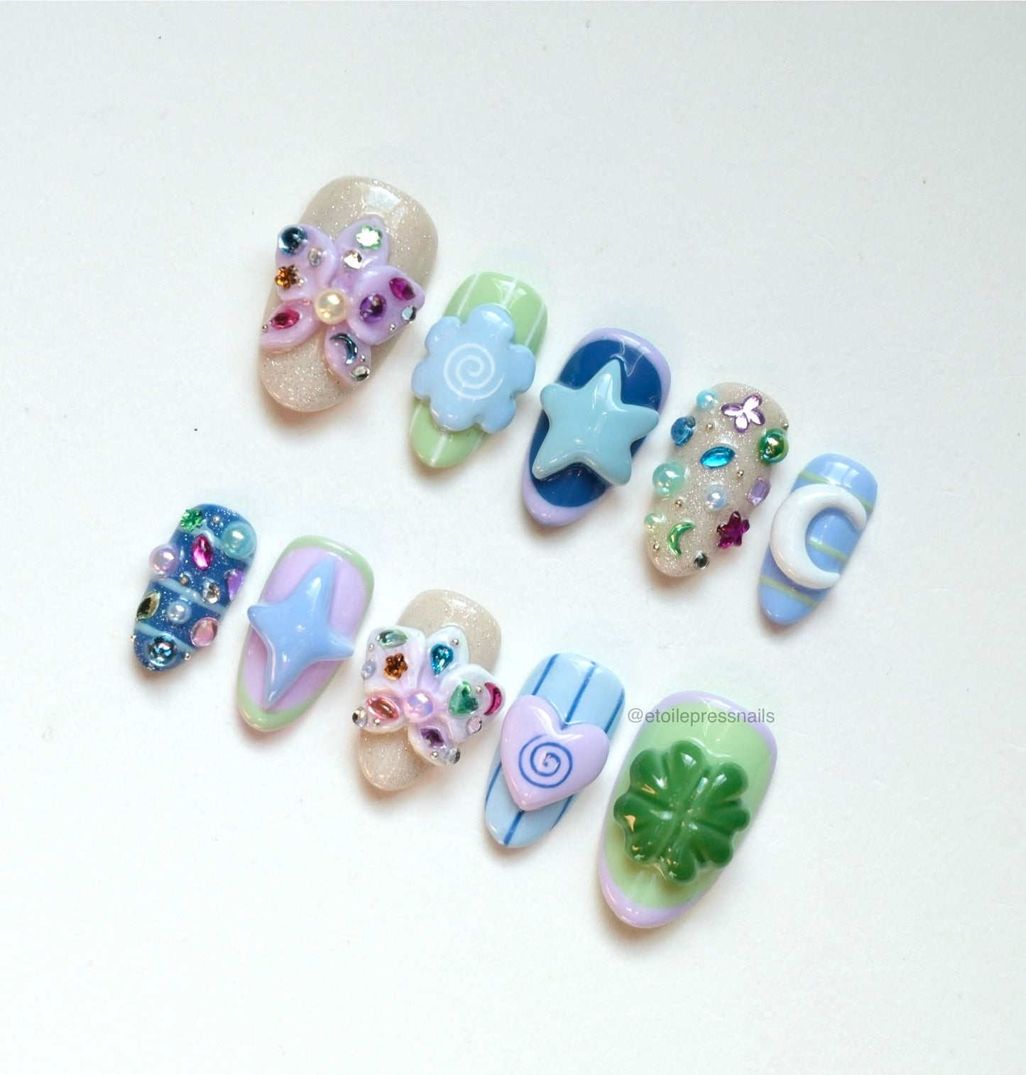 Orchids & Charms Set