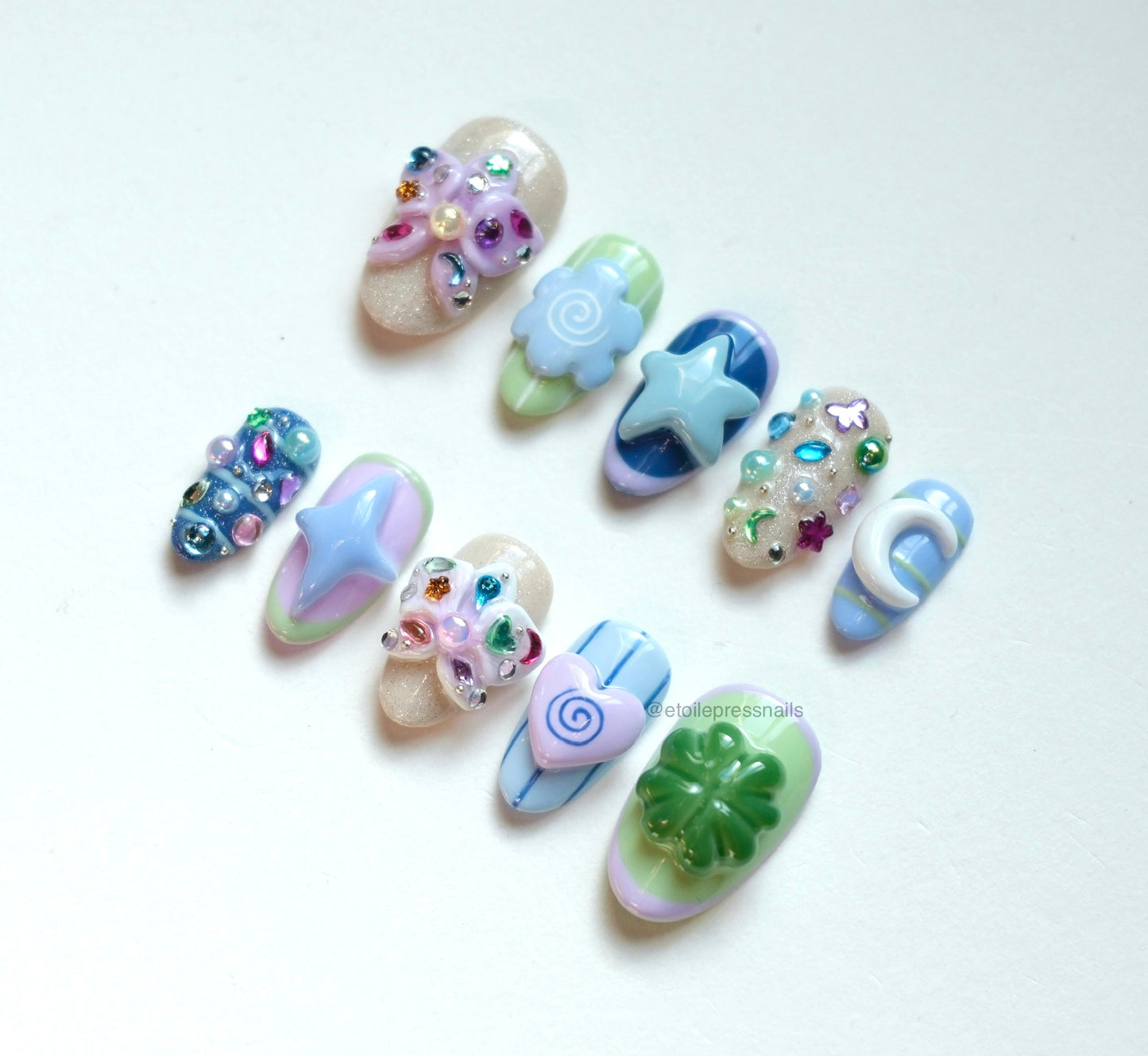 Orchids & Charms Set