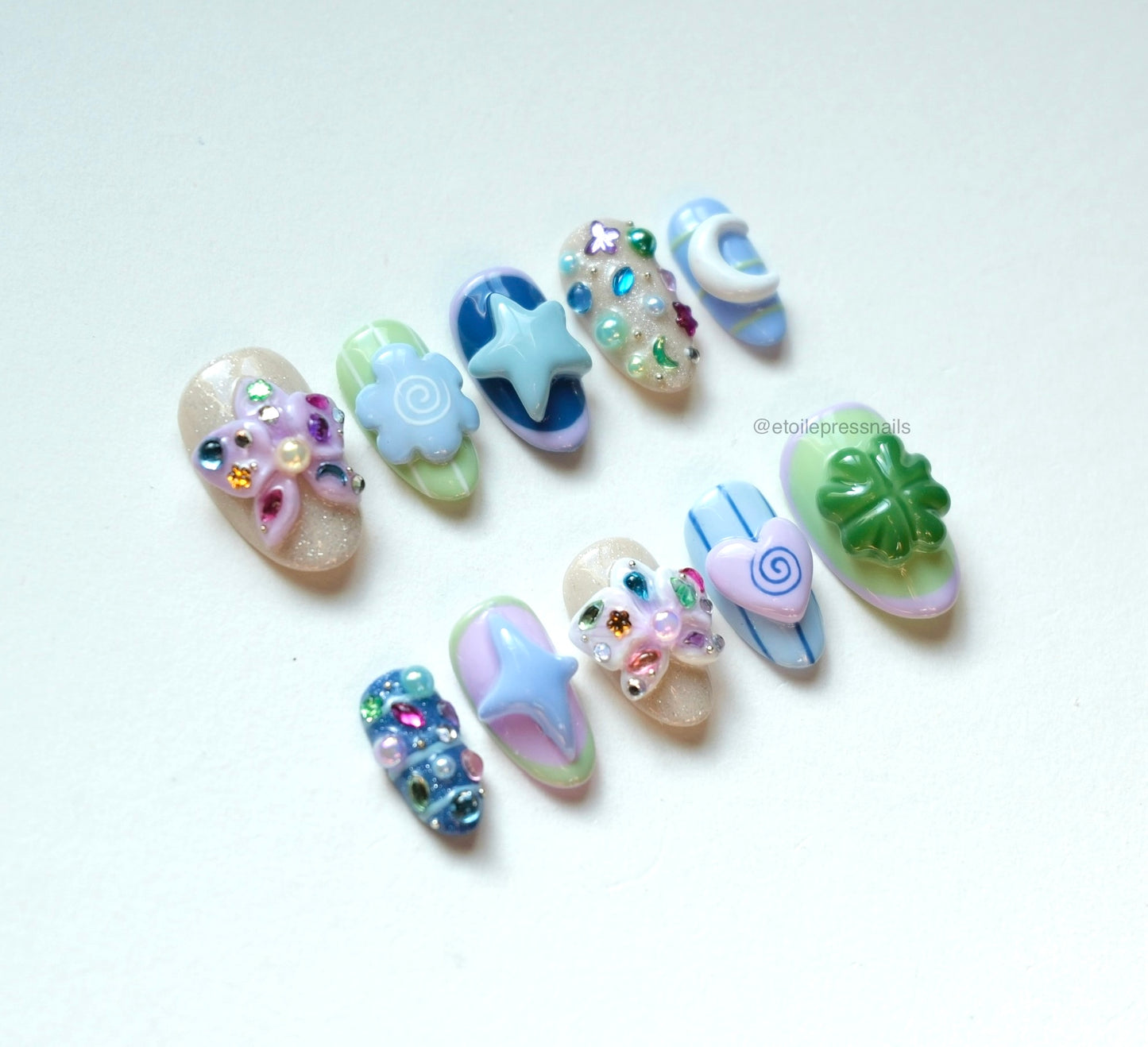 Orchids & Charms Set