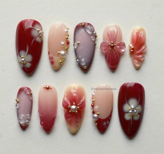 Pinks & Yellows Floral Set